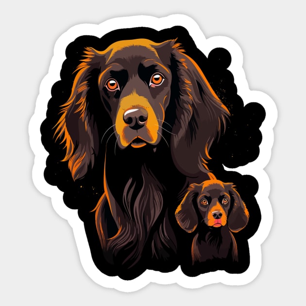 Boykin Spaniel Fathers Day Sticker by JH Mart